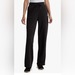 Puma Ladies Fleece Straight Leg Pant Black XL NWT